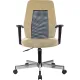 Кресло VB_EChair 225 DSL беж/черн Light-21 сетка/ткань хром