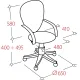 Кресло VB_EChair-225 DSL PTW к/з бежевый OR-10/сетка черная TW, хром