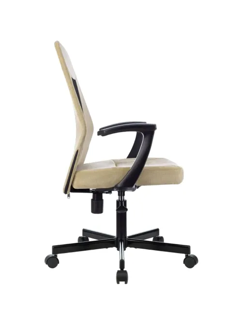 Кресло VB_EChair 225 PTW беж/черн Light-21 сетка/ткань металл