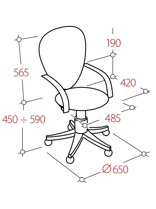 Кресло VB_EChair-225 PTW к/з черный, сетка черная