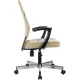 Кресло VB_EChair 225 DSL беж/черн Light-21 сетка/ткань хром