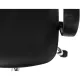 Кресло БР Комус Мебель Echair 396 LT, экокожа, черный, хром