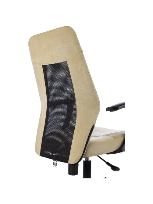 Кресло VB_EChair 225 PTW беж/черн Light-21 сетка/ткань металл