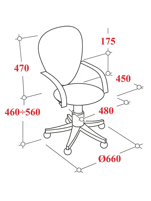 Кресло БМФ Easy Chair СН-800 Энжел черный Ср TW-01/Е11-к (черный)