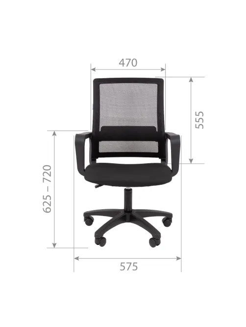 Кресло VT_Chairman 606LT Россия TW-01 черный