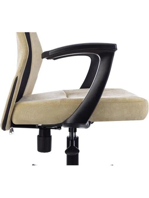 Кресло VB_EChair 225 PTW беж/черн Light-21 сетка/ткань металл