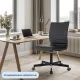 Кресло VB_EChair 303 PU черный эко.кожа крестов. металл черный