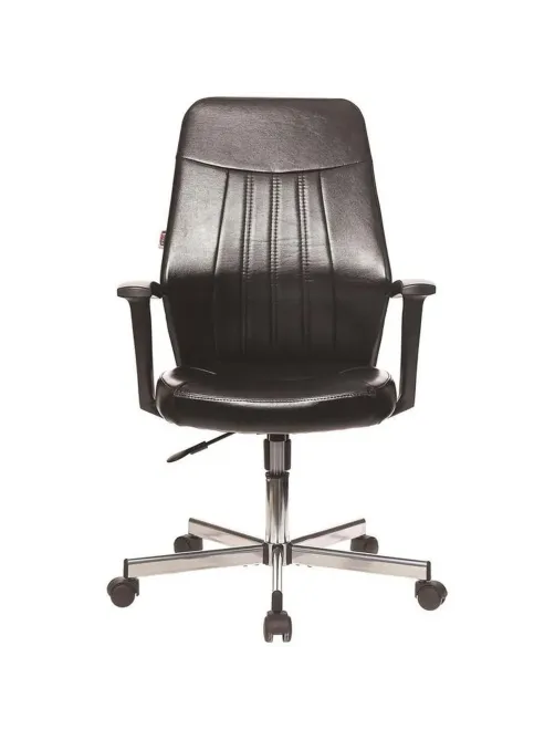 Кресло VB_EChair-224 DSL PPU к/з черный, хром