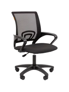 Кресло VT_Chairman 696 LT сетка/ткань черный пластик