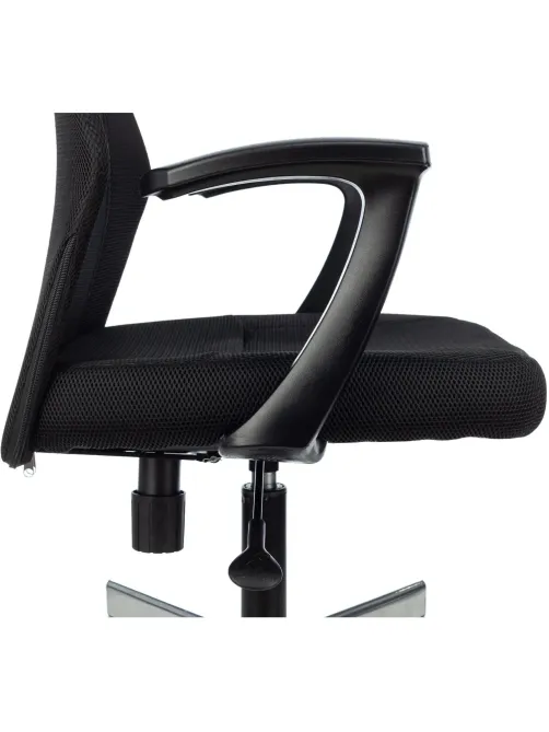 Кресло VB_EChair 225 DSL черный сетка/ткань хром