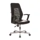 Кресло VB_EChair-225 DSL PTW к/з черный, сетка черная, хром