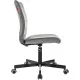 Кресло VB_EChair 303 серый Light-19 крестов. металл черный