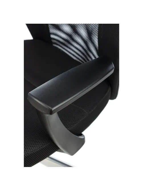 Кресло VB_EChair 225 DSL черный сетка/ткань хром