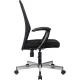 Кресло VB_EChair 225 DSL черный сетка/ткань хром
