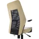Кресло VB_EChair 225 DSL беж/черн Light-21 сетка/ткань хром