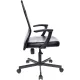 Кресло VB_EChair-224 PPU к/з черный, металл