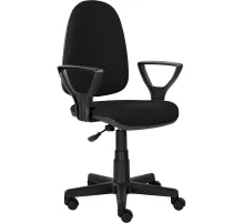 Кресло UP_Prestige O, ткань черный С-11 (гольф)