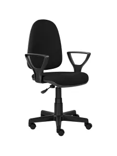 Кресло UP_Prestige O, ткань черный С-11 (гольф)