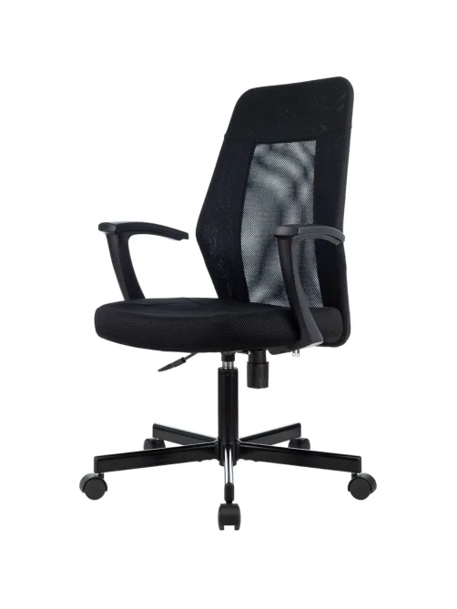 Кресло VB_EChair-225 PTW_TW11 сетка/ткань черный