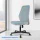Кресло VB_EChair 224 LPU серо-голубой Light-28 металл