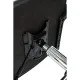 Кресло БР Комус Мебель Echair 396 LT, экокожа, черный, хром