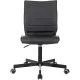 Кресло VB_EChair 303 PU черный эко.кожа крестов. металл черный