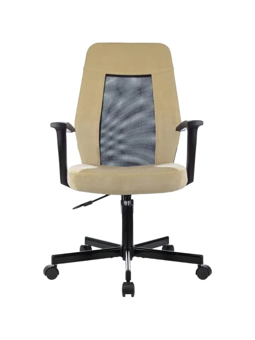 Кресло VB_EChair 225 PTW беж/черн Light-21 сетка/ткань металл