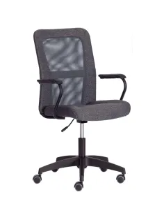 Кресло UT_Easy Chair 308 сетка/ткань, серый, 207/W-12