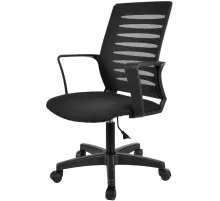 Кресло UA_Webstar GTP Black сетка/ткань, черный, пластик, пиастра