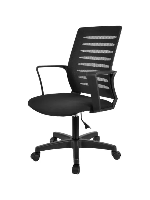 Кресло UA_Webstar GTP Black сетка/ткань, черный, пластик, пиастра