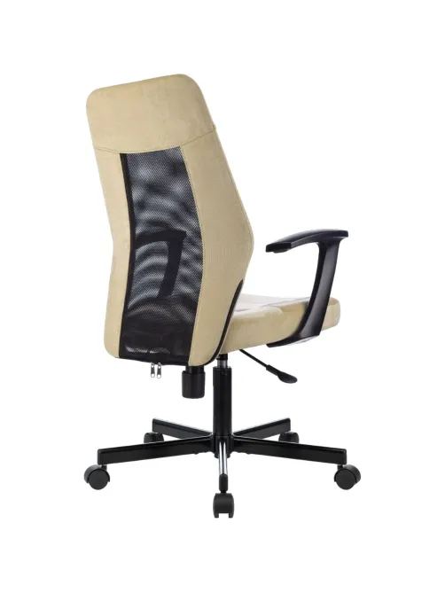 Кресло VB_EChair 225 PTW беж/черн Light-21 сетка/ткань металл