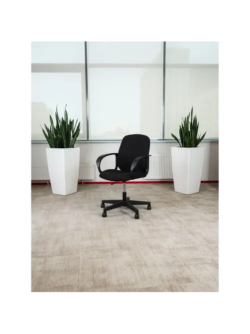 Кресло VB_Echair-330 ТC ткань черный пластик
