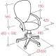 Кресло VB_EChair-225 PTW к/з черный, сетка оранжевая (TW38-3)
