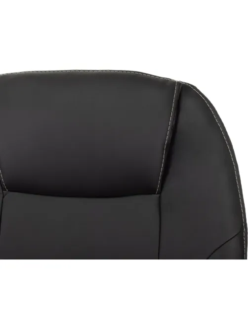 Кресло VB_EChair 668 TPU/SL черный экокожа крестов.металл хром