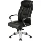 Кресло BN_Fc_Руководителя Echair-534 TL кожа черная, хром