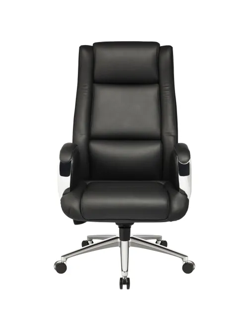 Кресло BN_Jl_Руководителя Echair-545 ML кожа черная, хром