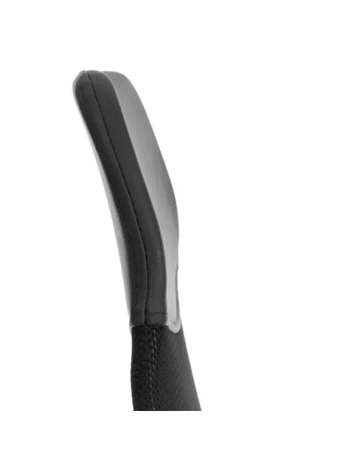 Кресло ТЧ Комус Мебель Easy Chair 619, сетка/экокожа, черный, хром