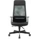 Кресло VB_EChair-651 TPU кожзам черный, сетка черая,металл