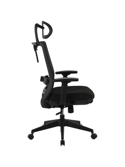 Кресло BN_Hg_EChair-520 STC сетка/ткань черный, пластик