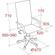 Кресло BN_Dp_Руководителя EChair-524 TPU к/з черный, хром