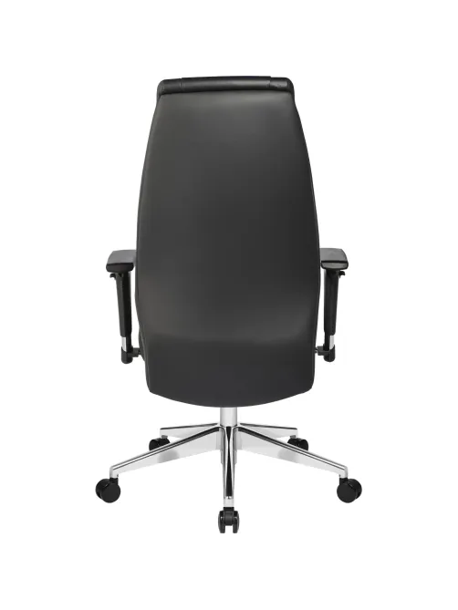 Кресло BN_Fc_EChair-599 MPU кожзам черный, алюминий