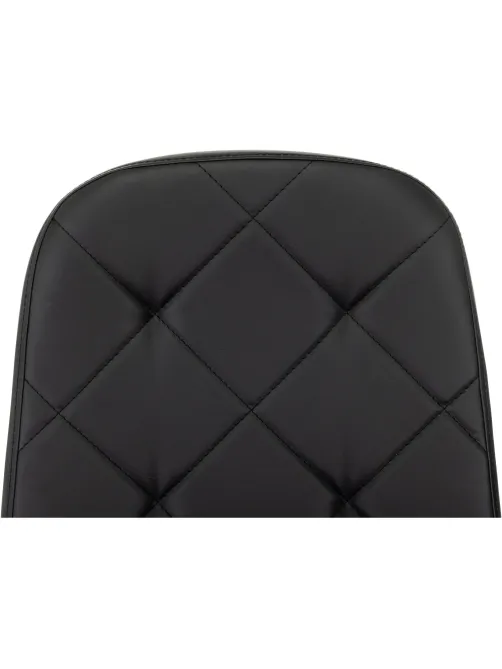 Кресло VB_EChair 602 PU черный эко.кожа крестов. пластик