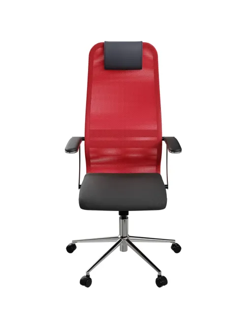 Кресло МТ_SU-B-8/Sit 8 B1-8U подл.158/осн.009 красный/черный zDC.2F.1.2A2