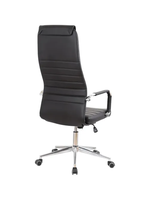 Кресло BN_SH_EChair-565 TPU кожзам черный, хром