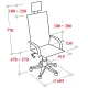 Кресло BN_SH_EChair-650 TC сетка/ткань черный