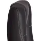 Кресло UT_Easy Chair Boston хром, (черн. подлок), кож/зам, черный, 36-6