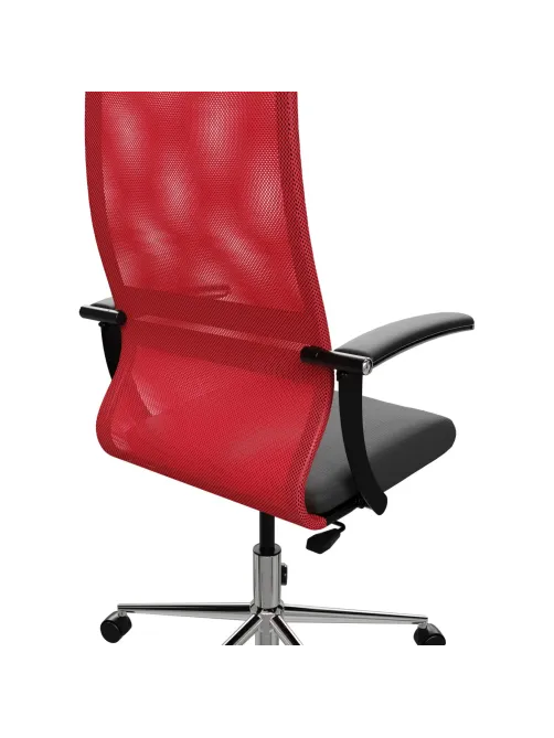 Кресло МТ_SU-B-8/Sit 8 B1-8U подл.158/осн.009 красный/черный zDC.2F.1.2A2