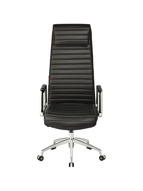 Кресло BN_Fc_Руководителя Echair-528 ML кожа черная, алюминий