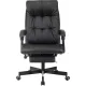Кресло VB_EChair 624 PU PM черный эко.кожа  подст.для ног