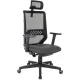 Кресло VB_EChair 663 TC-H черный TW-01 38-418 сетка/ткань